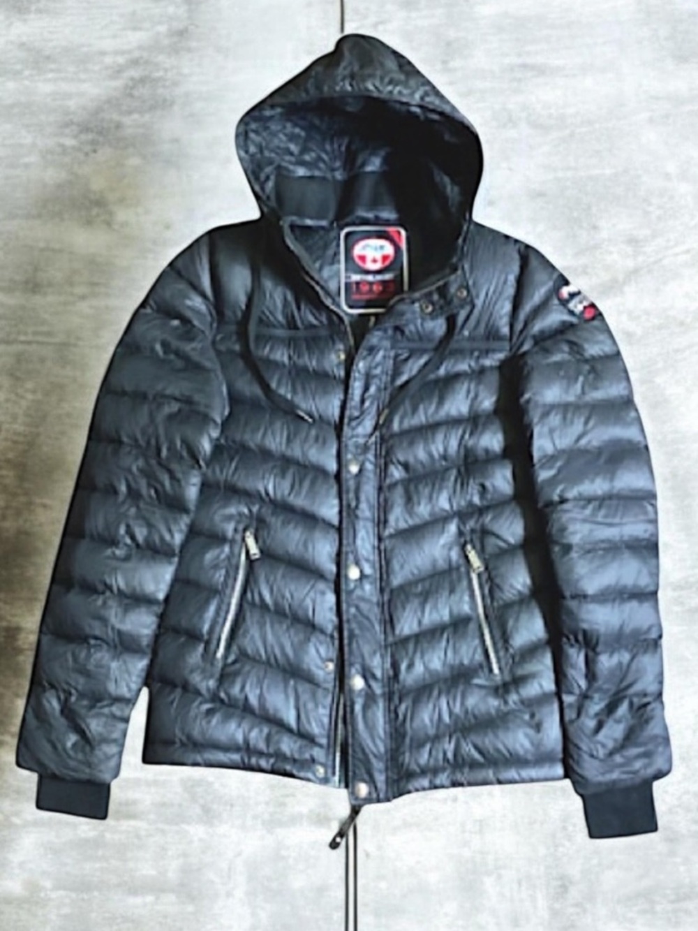 Pajar Duvet Blend Puffer Black Hoodie Jacket Size S|P